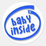 Baby Inside Round Sticker