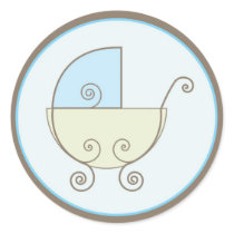 Baby Invitation or Favor Sticker