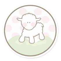 Baby Invitation or Favor Sticker