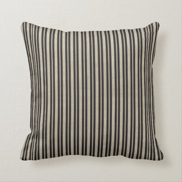 Baby It's Cold Outside Bold Cursive & Stripe Throw Pillow