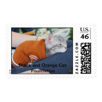 Baby it's cold outside. postage stamp