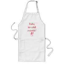 Baby its cold outside snowman apron by TheShoeQueen Baby its cold outside snowman apron