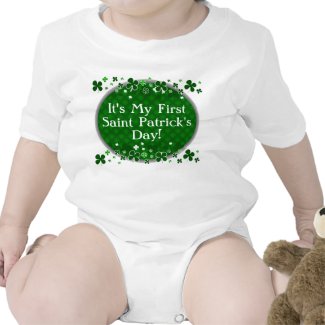 Baby It's My First Saint Patrick's Day Romper