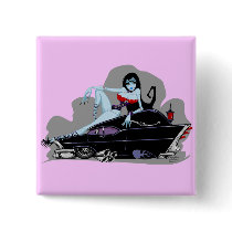 Baby Jane Hearse Pinup Button
