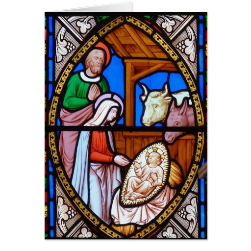 Baby Jesus and Virgin Mary Christmas Card Zazzle
