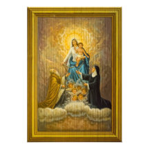 Baby Jesus and Virgin Mary Photo Art