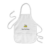 Baby Jesus Feeding His Sheep Aprons