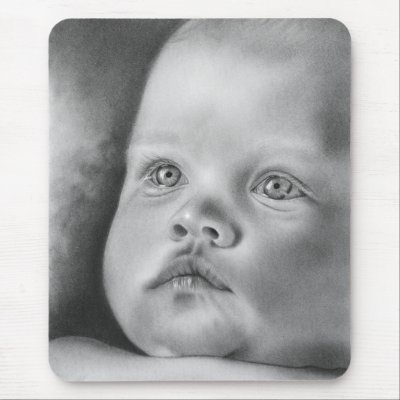 Baby Jesus Mousepad by katerinaart