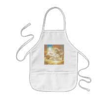 Baby Jesus Nativity with Lambs and Donkey Aprons