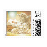 Baby Jesus Nativity with Lambs and Donkey postage