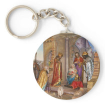 Baby Jesus of Nazareth Born in Bethlehem Key Chains
