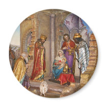 Baby Jesus of Nazareth Born in Bethlehem Fridge Magnet