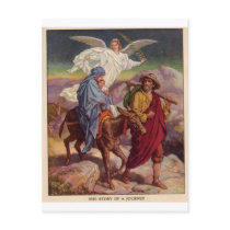 Baby Jesus on his way to Egypt Postcards