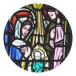 Baby Jesus Stained Glass from St. Michael's Church Sticker