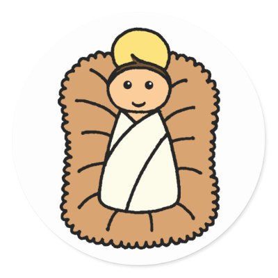 Baby Jesus stickers