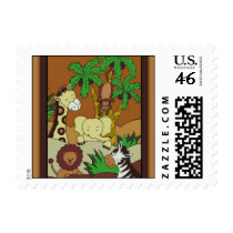 Baby Jungle 10 Small Stamps by CookieCrumblers Baby Jungle 10 Small Stamps