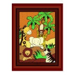 Baby Jungle 11-Baby Shower Invitation Postcard