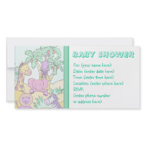 Baby Jungle 13 Baby Shower Photo Greeting Card