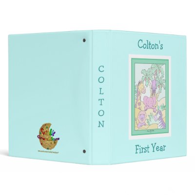 Baby Jungle 13 Book Binder by CookieCrumblers