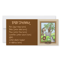 Baby Jungle 20 Baby Shower photo cards by CookieCrumblers Baby Jungle 20 Baby Shower photo cards
