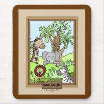 Baby Jungle 20 mousepad