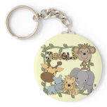 Baby Jungle Animals Tshirts and Gifts Keychain