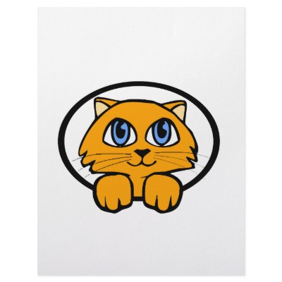Baby Kitten Cartoon Letterhead Design by BurchellDesign