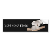 Baby Koala Bumper Stickers