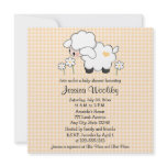 Baby Lamb Baby Shower Invitations Gender Neutral