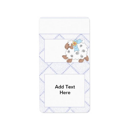 Baby Lamb Nuggets or Miniature Candy bar wrappers Label Zazzle
