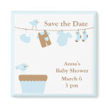 Baby Laundry (blue) magnets