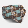 Baby lion face neck tie