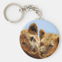 Baby lion love key chains