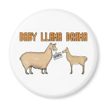 Baby Llama Drama Refrigerator Magnet