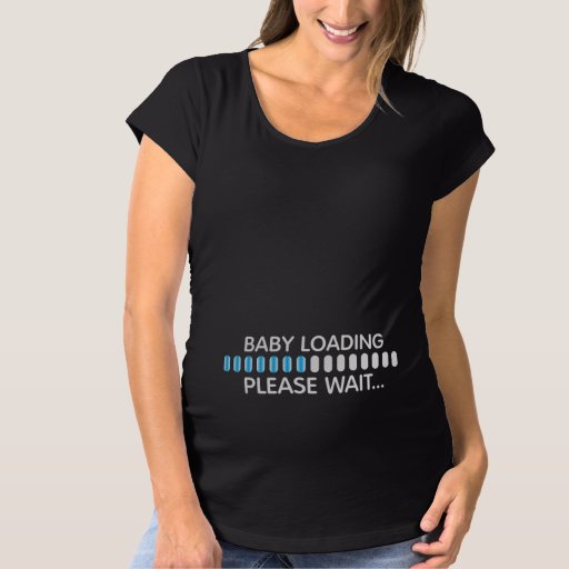 baby loading maternity shirt