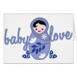 Baby Love babooshka doll in Blue Cards