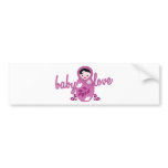 baby love babooshka doll in pink bumper sticker