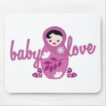 baby love babooshka doll in pink mousepads