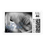 "Baby Love" (blue) postage stamp