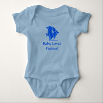 Baby Loves Fishies! t-shirts