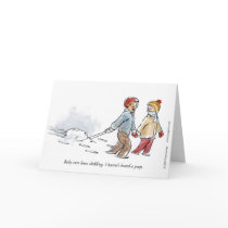 Baby Loves Sledding Greeting Card