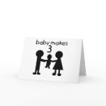 Baby Makes 3 Cards