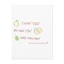 Baby makes 3 post cards