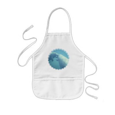 Baby Manatees Children's Smock Apron by WildlifeAnimals