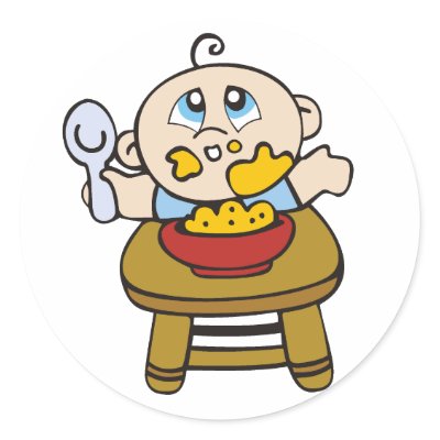Baby Messy Eater Sticker by toddlersplace