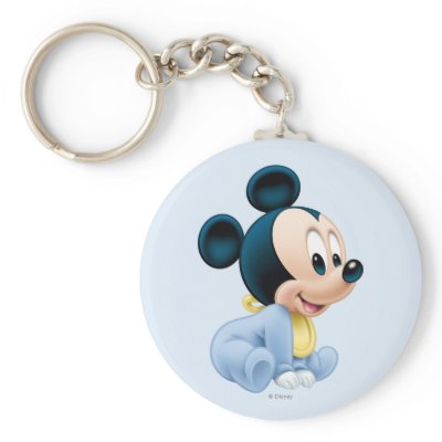 Baby Mickey Mouse 2 keychains