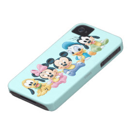 Baby Mickey Mouse and friends iPhone 4 Case-Mate Cases