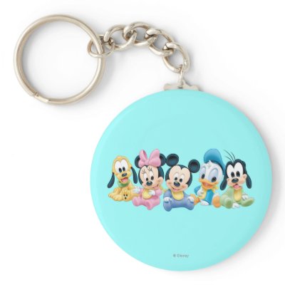 Baby Mickey Mouse and friends keychains