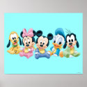 Baby Mickey Mouse and friends Posters