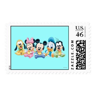 Baby Mickey Mouse and friends stamps